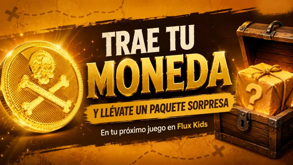 Promoción de Flux Kids: trae tu moneda y consigue un paquete sorpresa